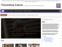 Tablet Screenshot of fiorentinacalcio.net